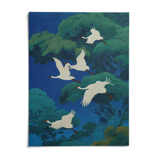 Bird Art Print, shown as an unframed paper print on a plain white background