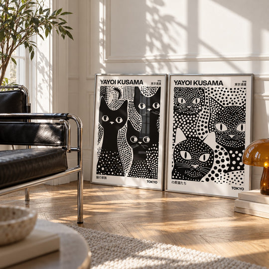 Punktige Katzen, Set