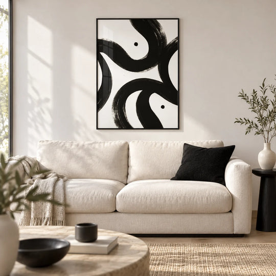 Minimalistisk penseltavla