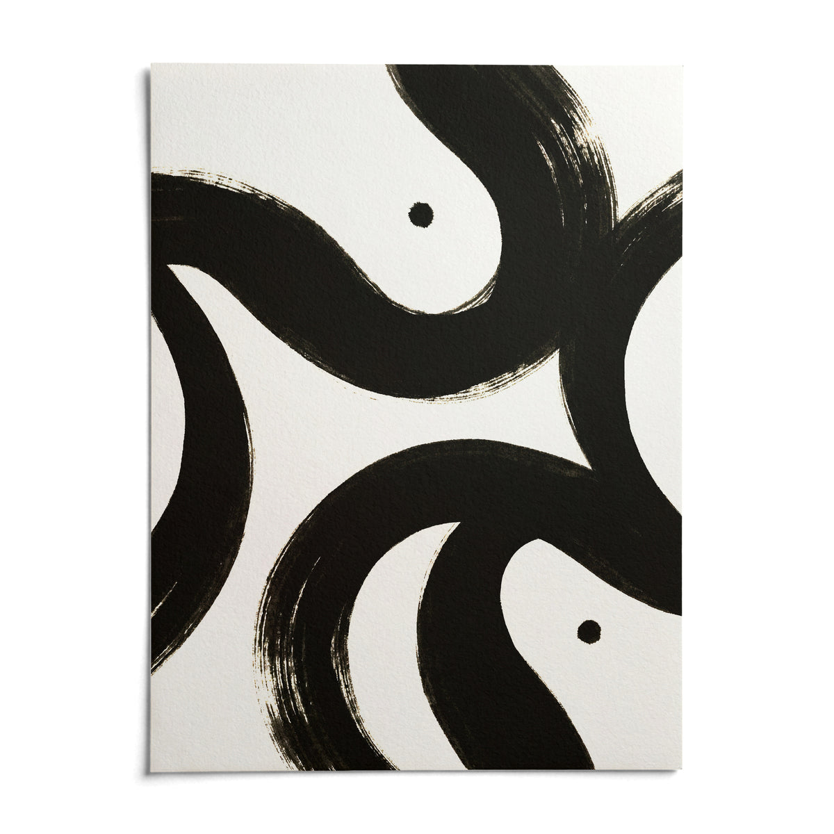Black and White Posters, shown as an unframed paper print on a plain white background
