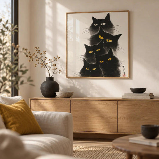 Poster Gatto Nero