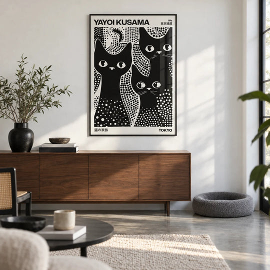3 gatos negros