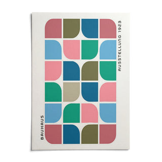 Block Colour Wall Art, shown as an unframed paper print on a plain white background
