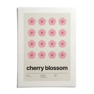 Blossom Poster, shown as an unframed paper print on a plain white background
