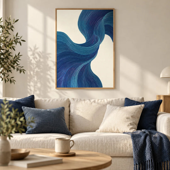 Flowing Line Print