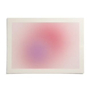 Blush Wall Art, shown as an unframed paper print on a plain white background