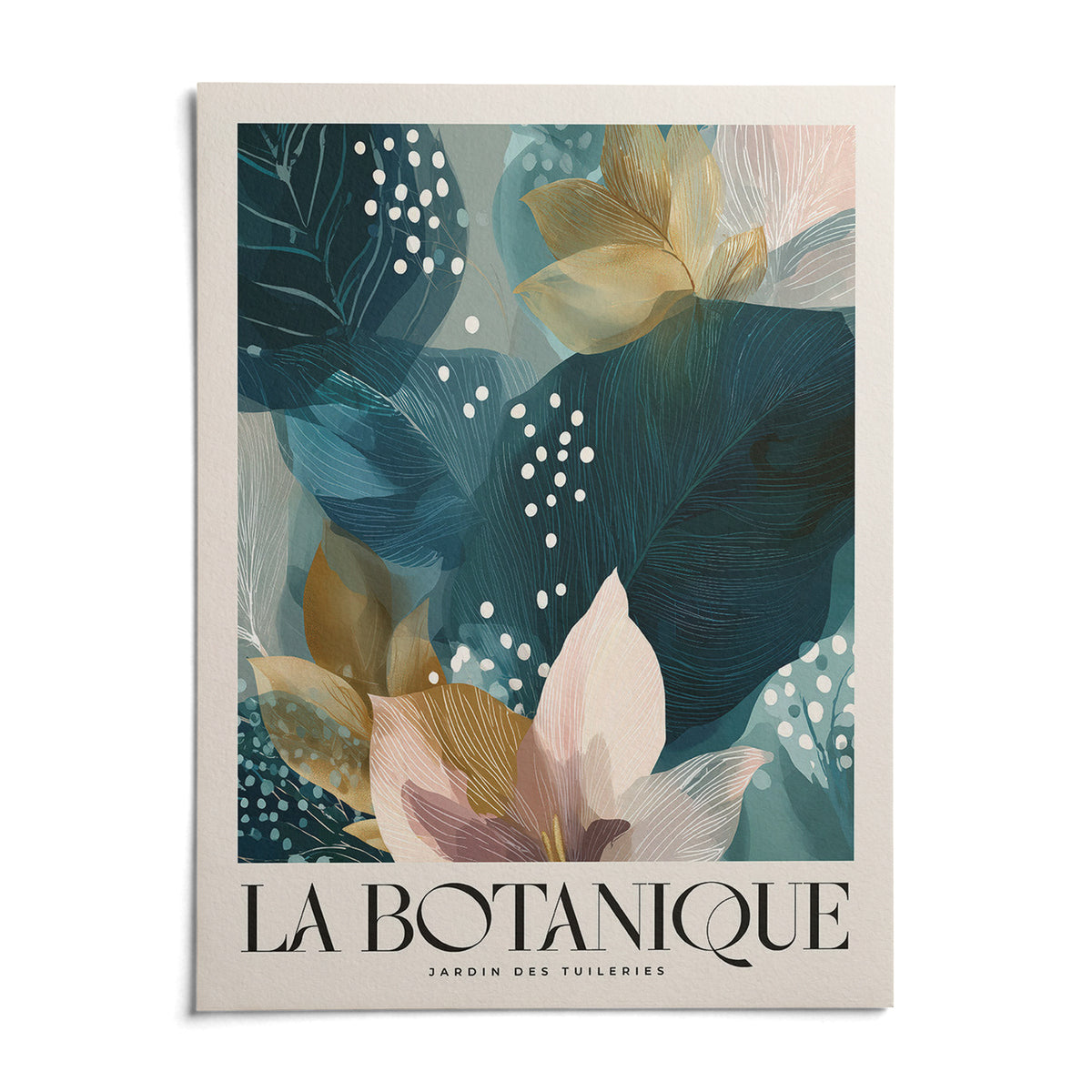 Botanical Artwork Print, shown as an unframed paper print on a plain white background