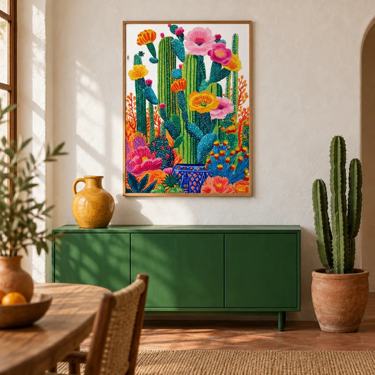 Cactus Garden Poster