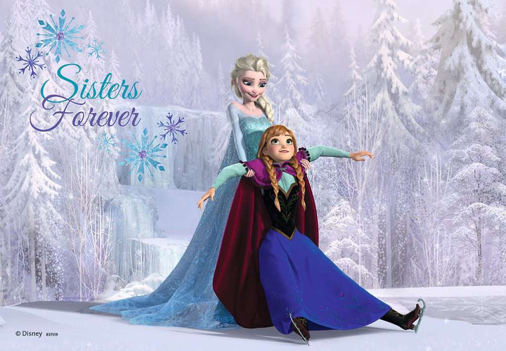 Puzzle 2 x 24 : Soeurs pour toujours, Disney Frozen CASSE-TÊTE - 2 - 24 morceaux