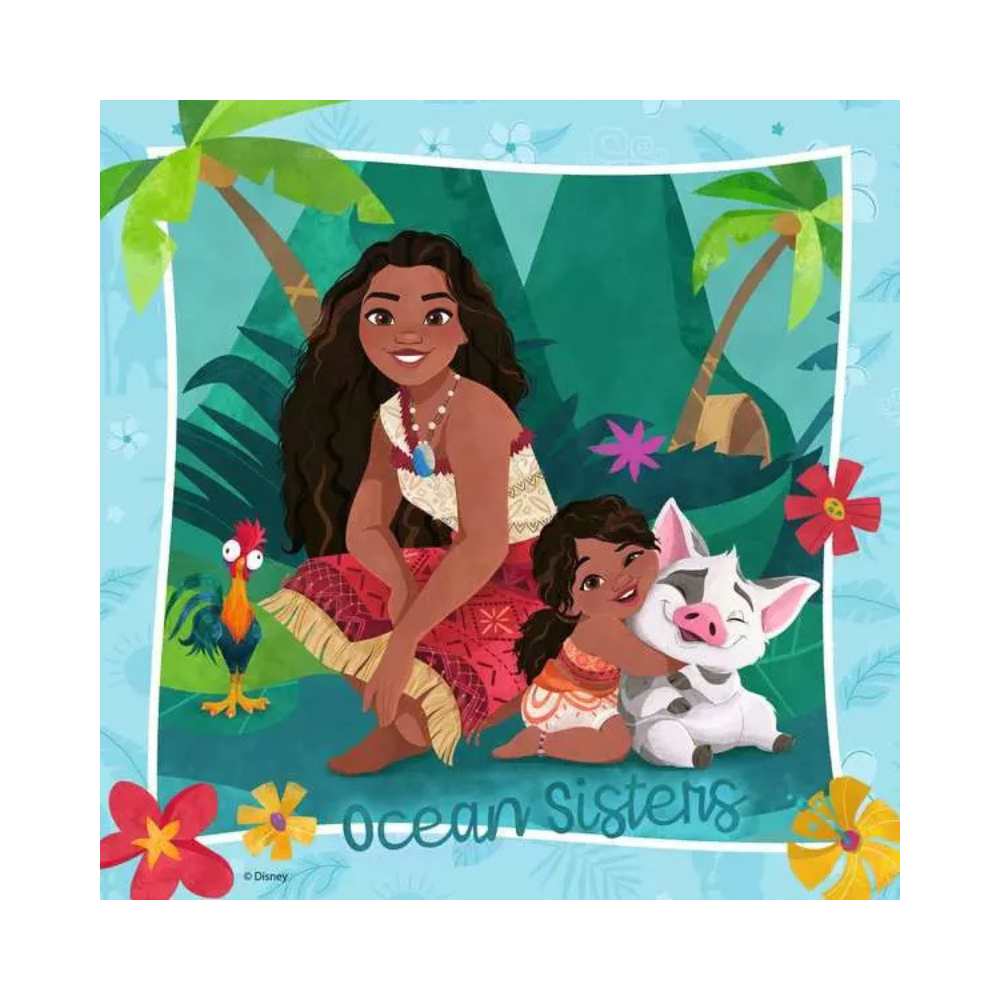 Moana 2 Off To New Adventures (3x49 pcs) CASSE-TÊTE - 25-49 morceaux