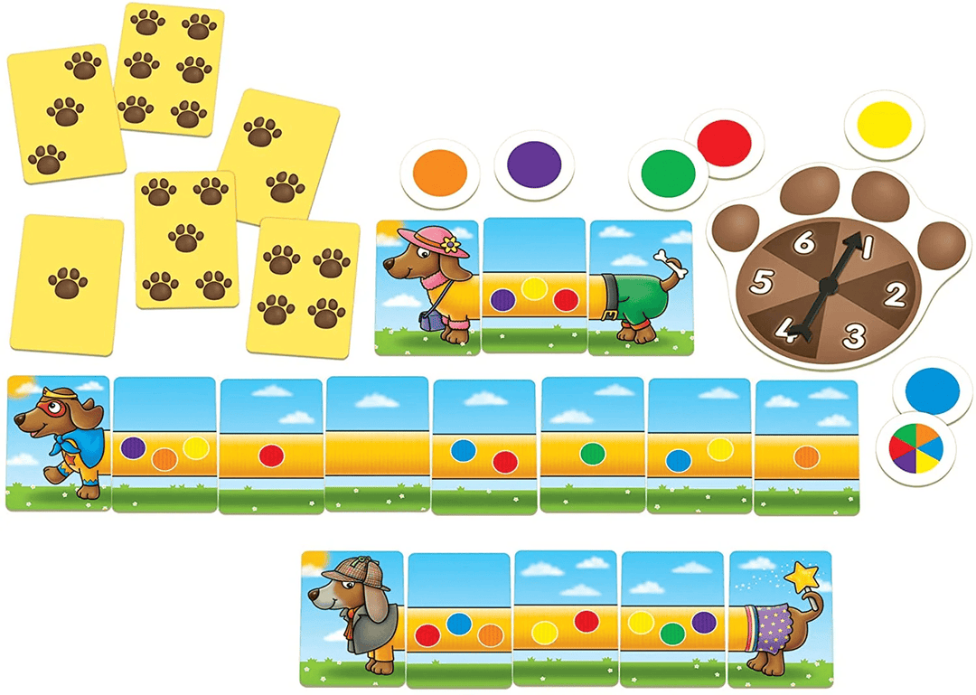 Chiens saucisses à pois (FR) JEUX - Enfants - Enfants 4 ans +