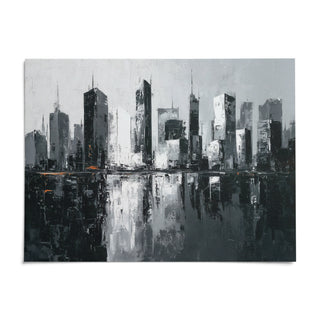 City Skylines Wall Art, shown as an unframed paper print on a plain white background