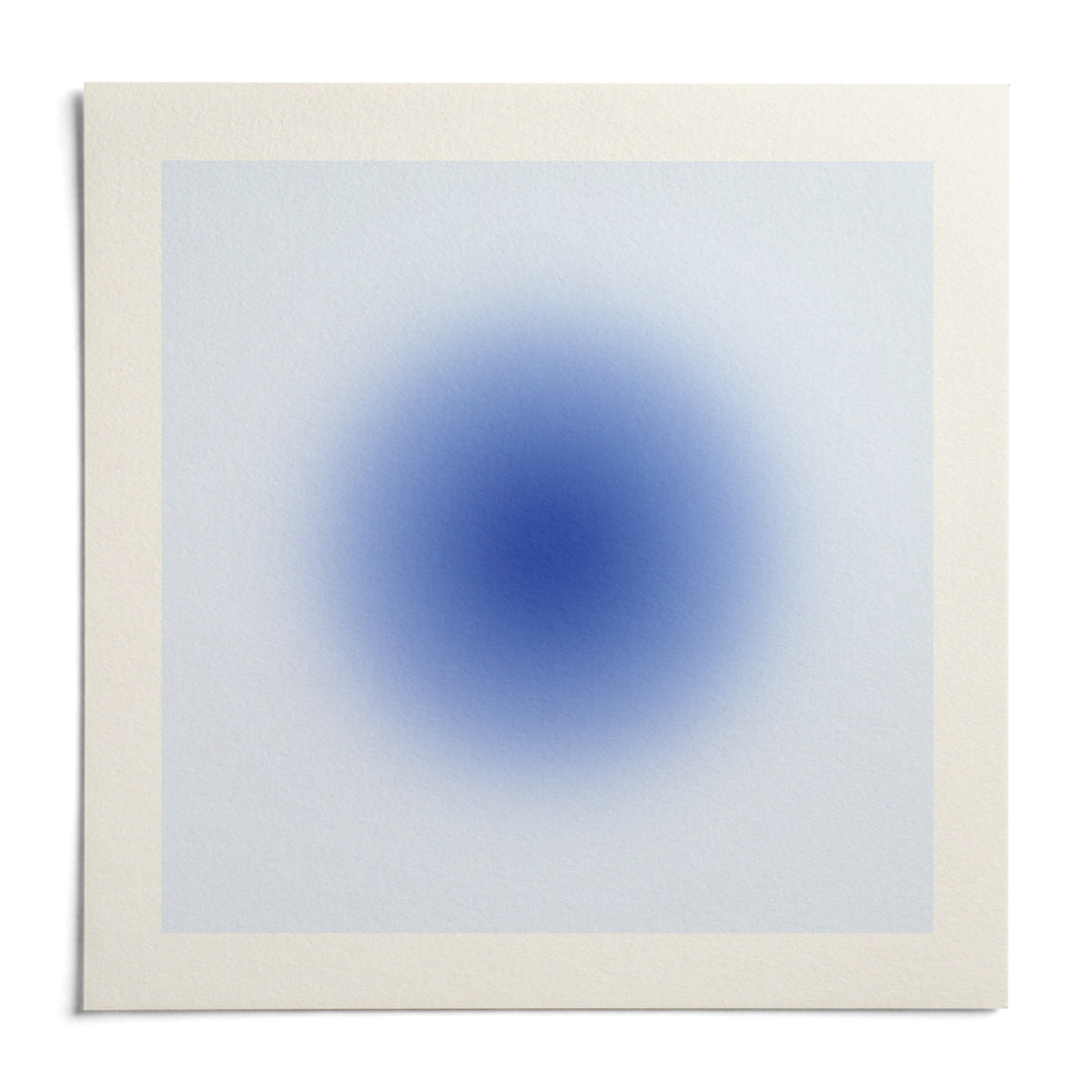 Cobalt Blue Wall Art, shown as an unframed paper print on a plain white background