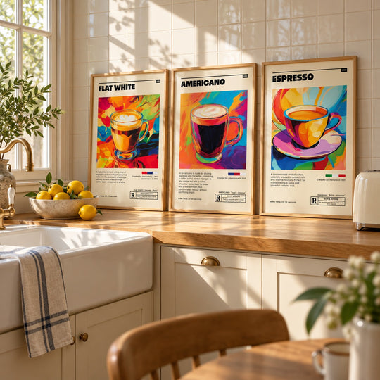 Trio des grands classiques du café