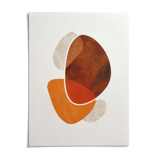 Contemporary Abstract Poster, shown as an unframed paper print on a plain white background