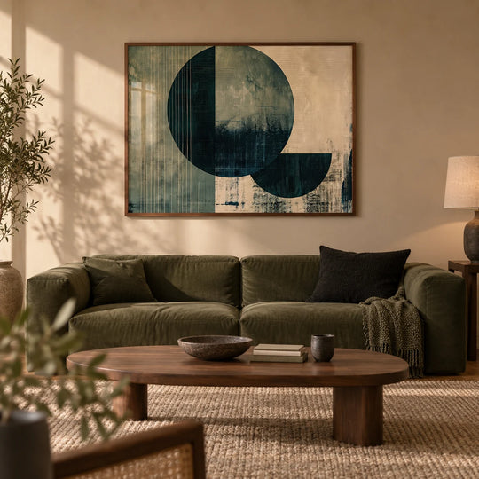 Geometric Abstract Poster