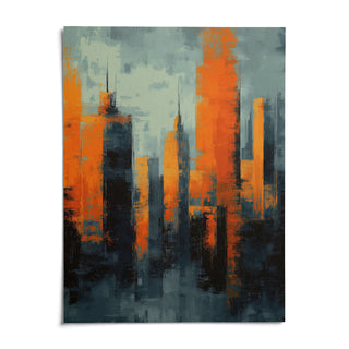Contemporary Urban Art, shown as an unframed paper print on a plain white background