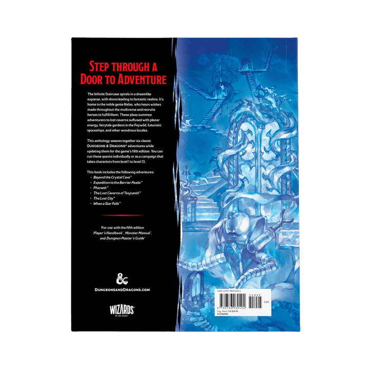 D&amp;D Dungeons &amp; Dragons: Quests from the Infinite Staircase (EN) JEUX - Dés et jeux de rôles - Livres