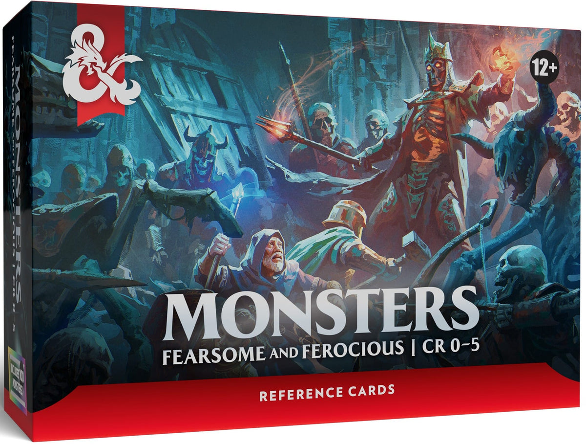D&D Dungeons & Dragons: RPG Reference Cards Monsters Fearsome and Ferocious (EN) JEUX - Dés et jeux de rôles - Dongeons & Dragons