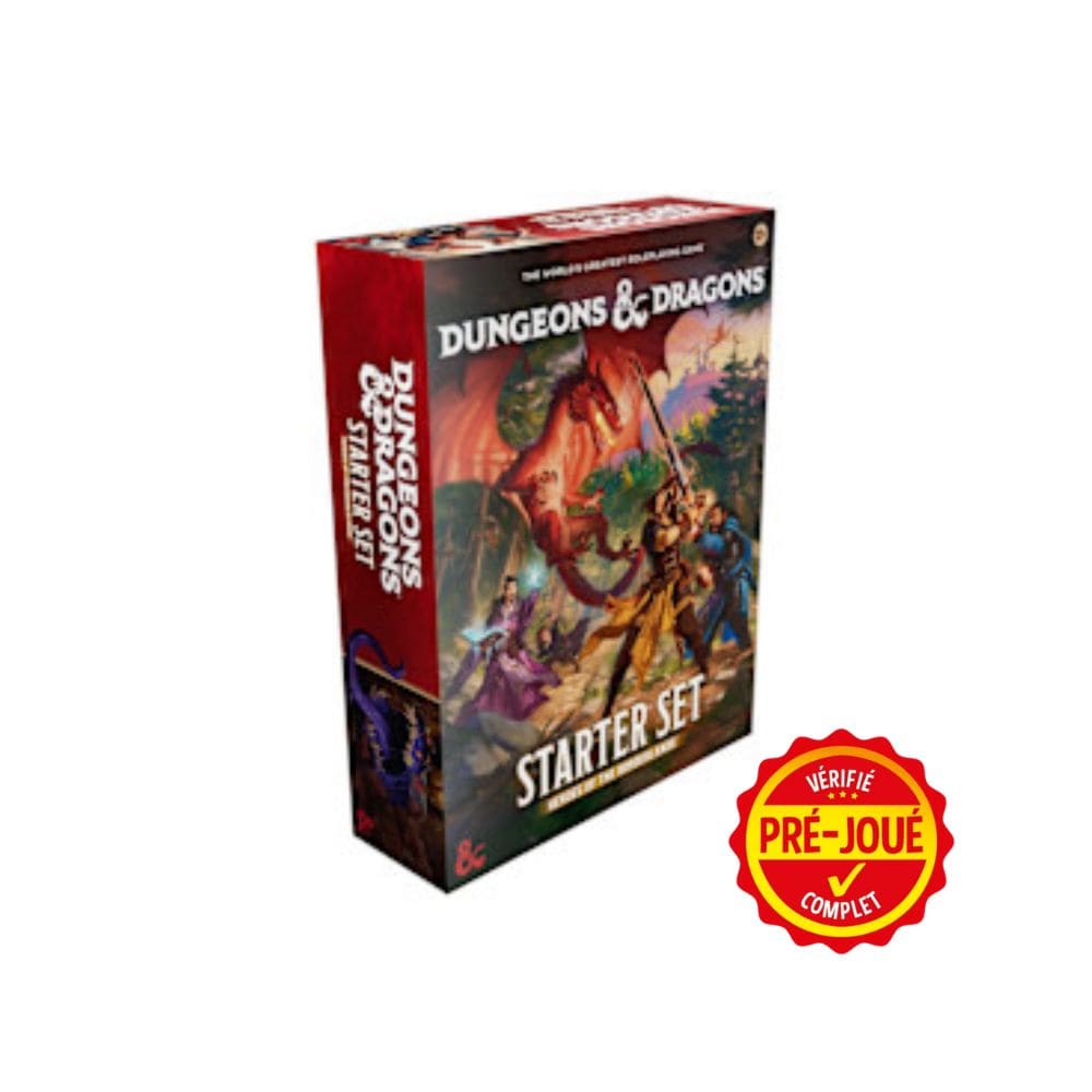 D&D Dungeons & Dragons: Starter Set - Heroes of the Borderlands (pré-joué) (EN) BAZAR - Bazar - Jeux de rôle
