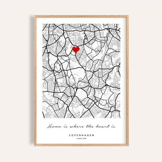 Anniversary Map Print