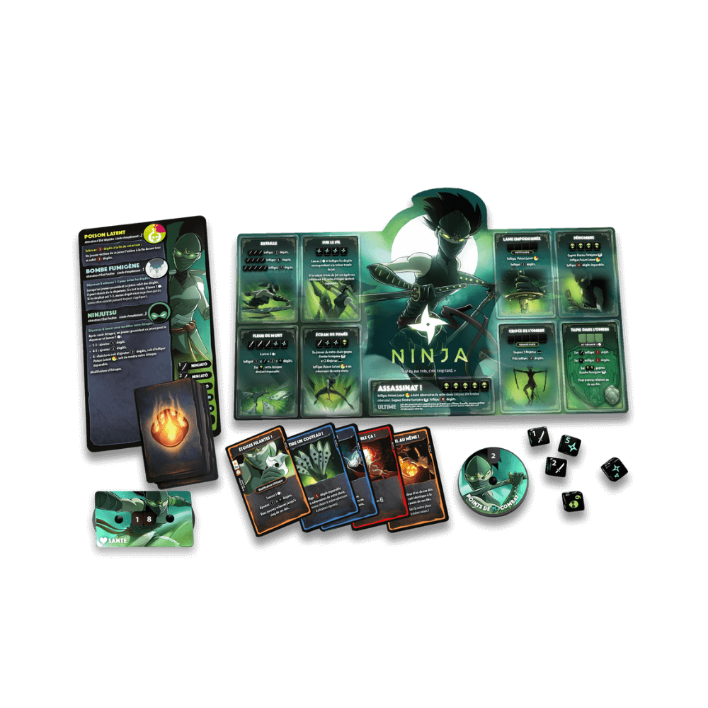 Dice Throne Sais. 1 - Treant contre Ninja (FR) JEUX - Jeux de cartes