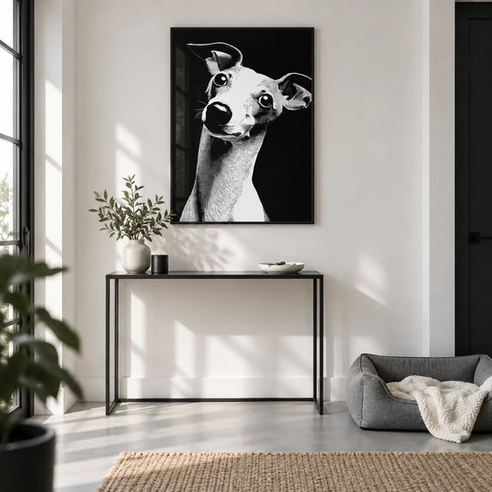 Arte del cane Whippet
