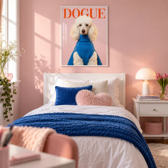 Dogue Poodle Print