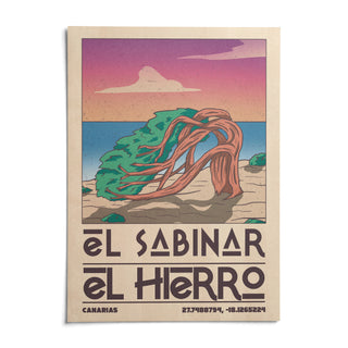 El Hierro Poster, shown as an unframed paper print on a plain white background