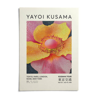 Floral Art Prints, shown as an unframed paper print on a plain white background