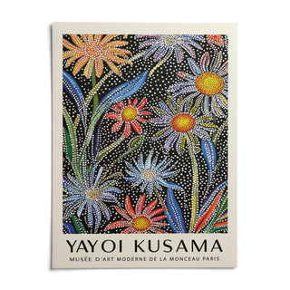 Floral Pop Art, shown as an unframed paper print on a plain white background
