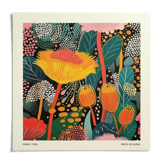 Floral Prints for Framing, shown as an unframed paper print on a plain white background