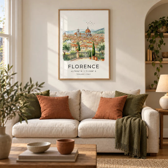 Paisaje de ensueño toscano
