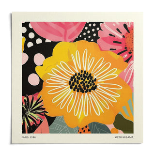 Flower Posters, shown as an unframed paper print on a plain white background