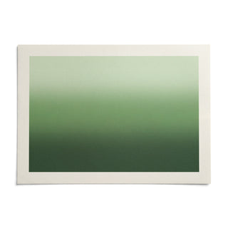 Forest Green Wall Art, shown as an unframed paper print on a plain white background