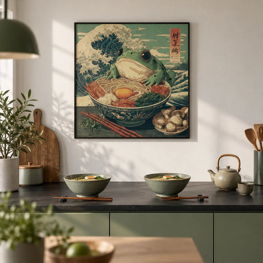 Frog Ramen Art