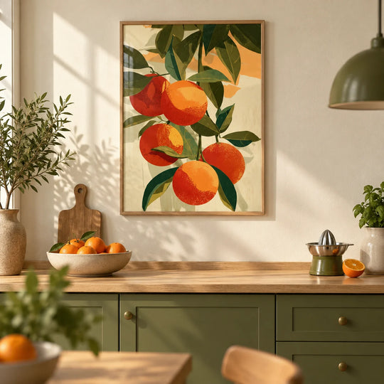 Orange Branches