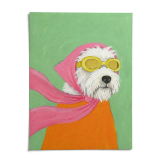 Funny Pet Poster, shown as an unframed paper print on a plain white background