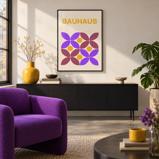 Stampa di geometria Bauhaus