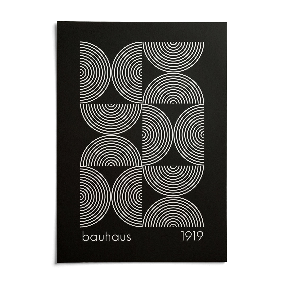 Geometric Wall Art, shown as an unframed paper print on a plain white background