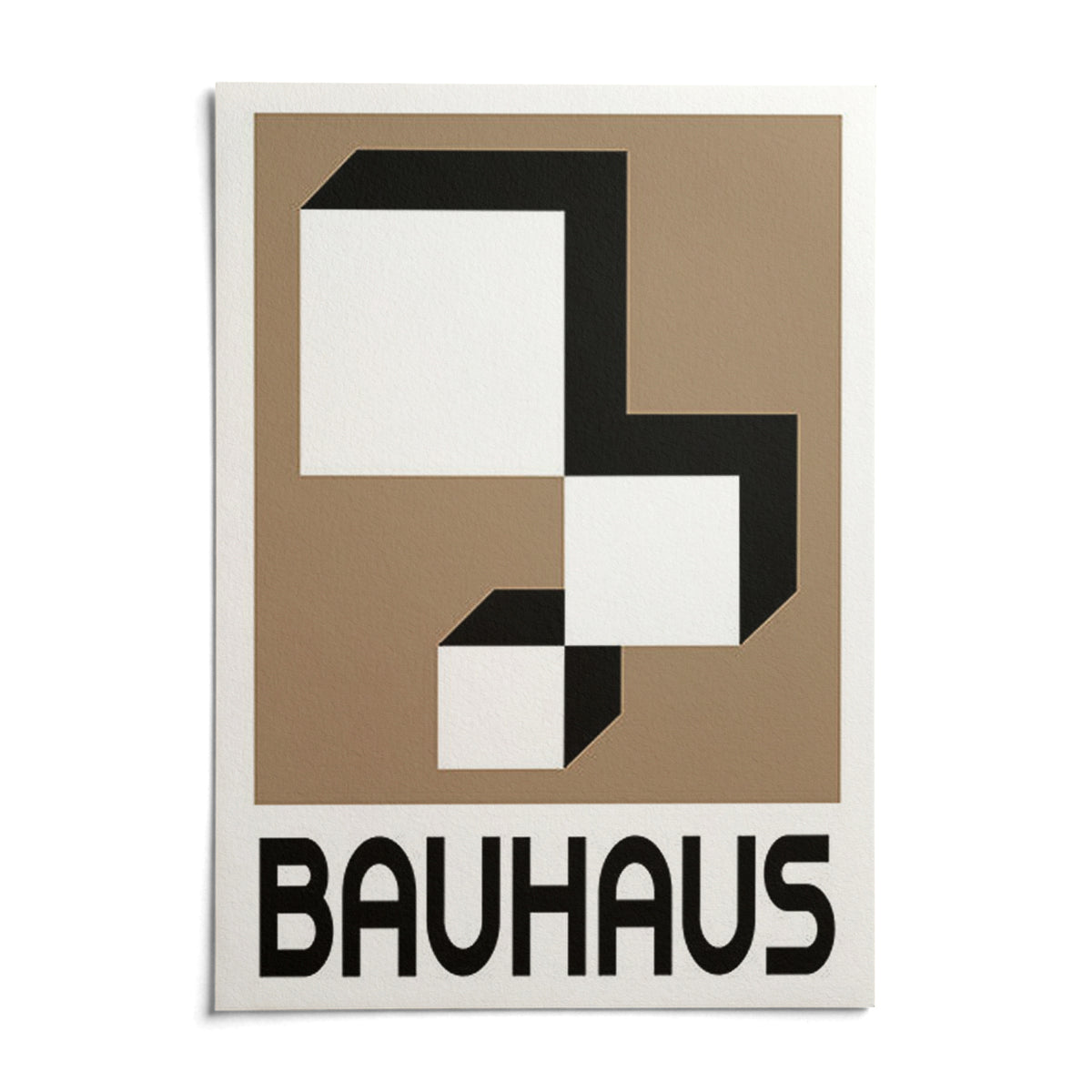Geometric Wall Hanging, shown as an unframed paper print on a plain white background