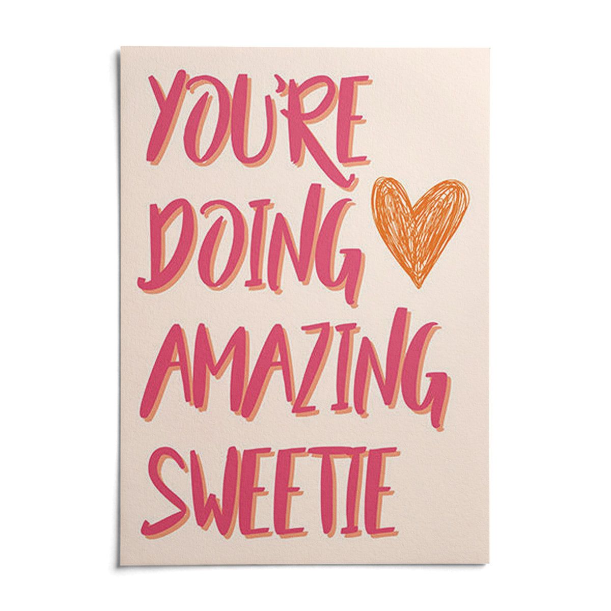 Good Motivational Posters, shown as an unframed paper print on a plain white background