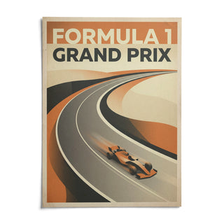 Grand Prix Art Print, shown as an unframed paper print on a plain white background