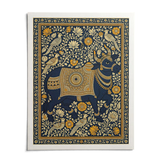Indian Art Print, shown as an unframed paper print on a plain white background
