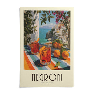 Italian Drink Posters, shown as an unframed paper print on a plain white background