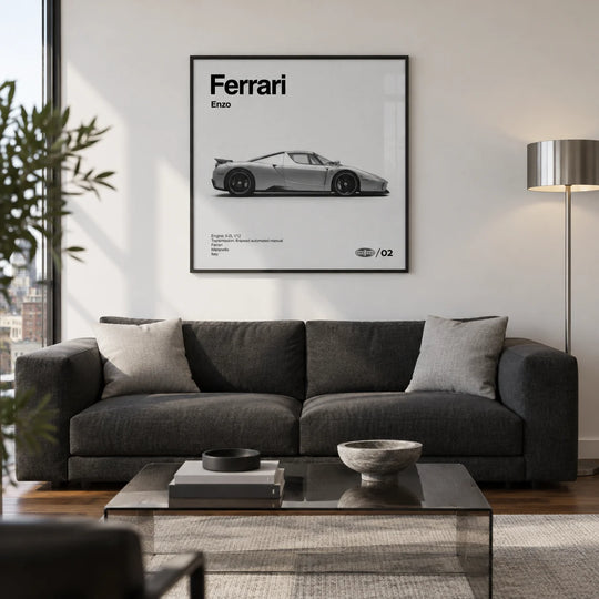 Italian Supercar Silhouette