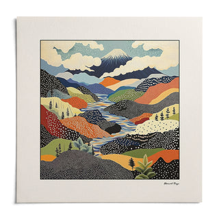 Japanese Art Prints, shown as an unframed paper print on a plain white background