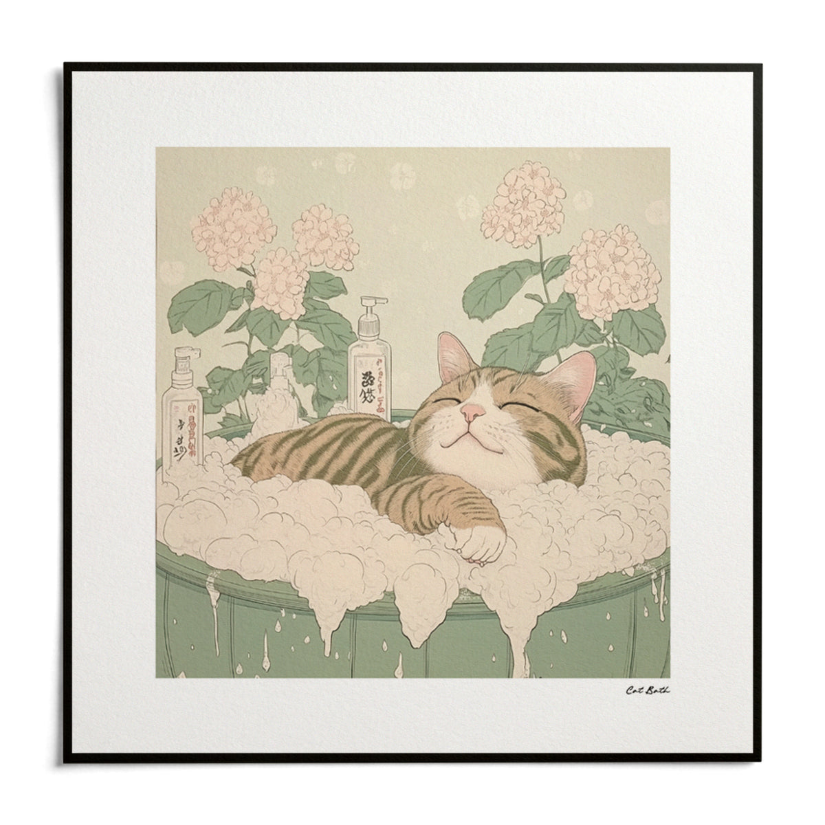 Japanese Posters, shown as an unframed paper print on a plain white background