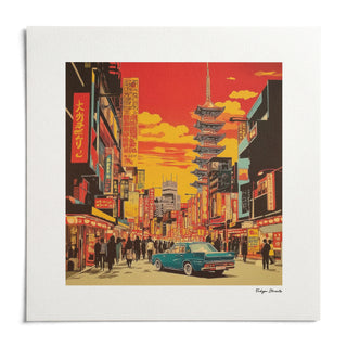 Japonise Art, shown as an unframed paper print on a plain white background