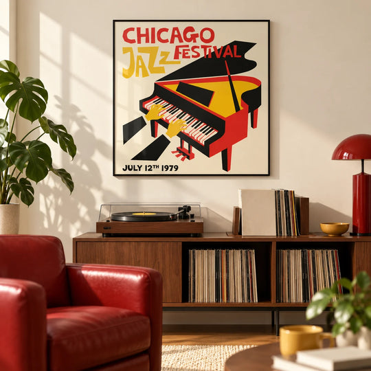 Chicago jazzaffisch